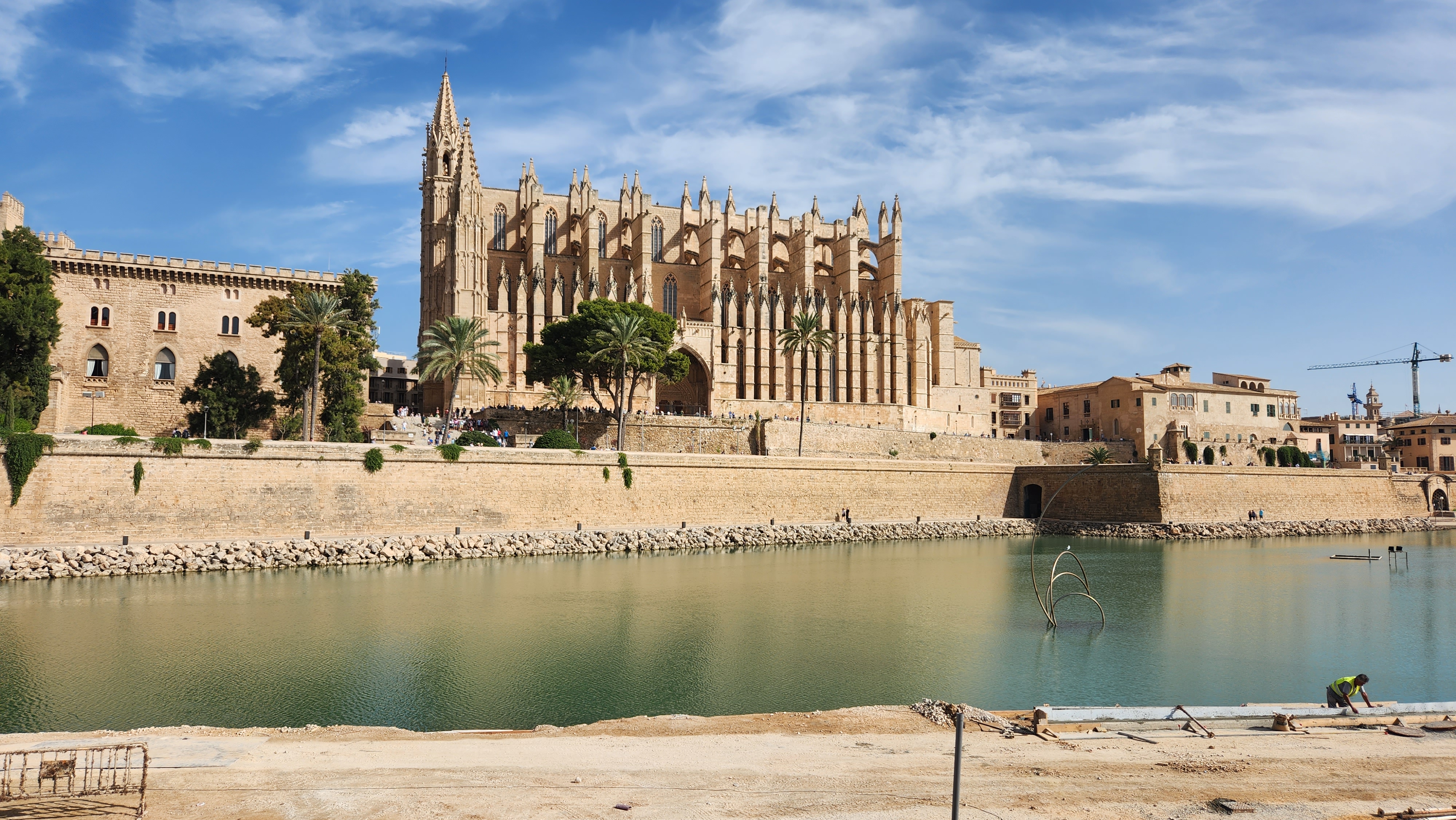 Historic cathedral in Palma Mallorca Spain