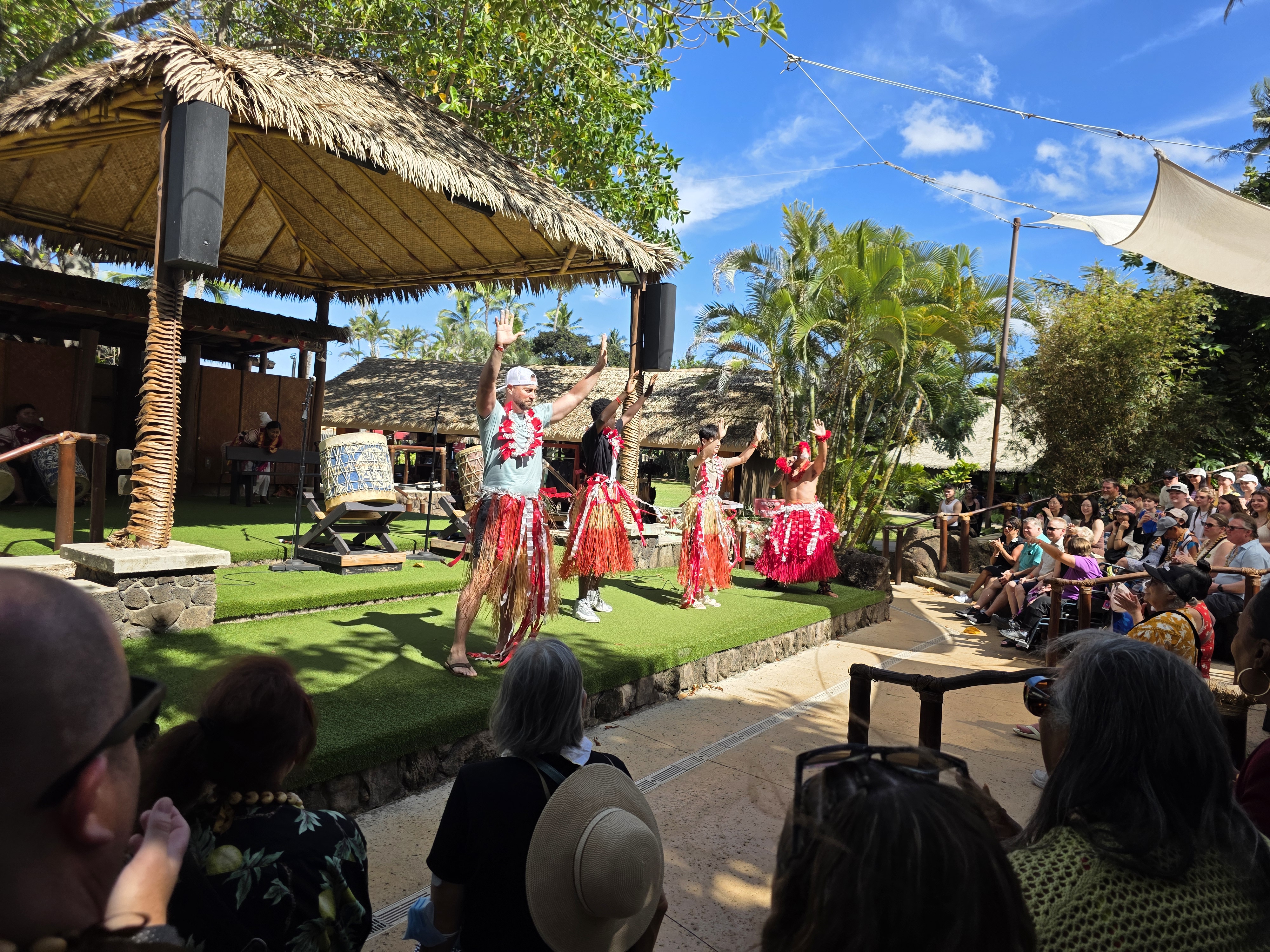 Traditional cultural performance in Hawaii