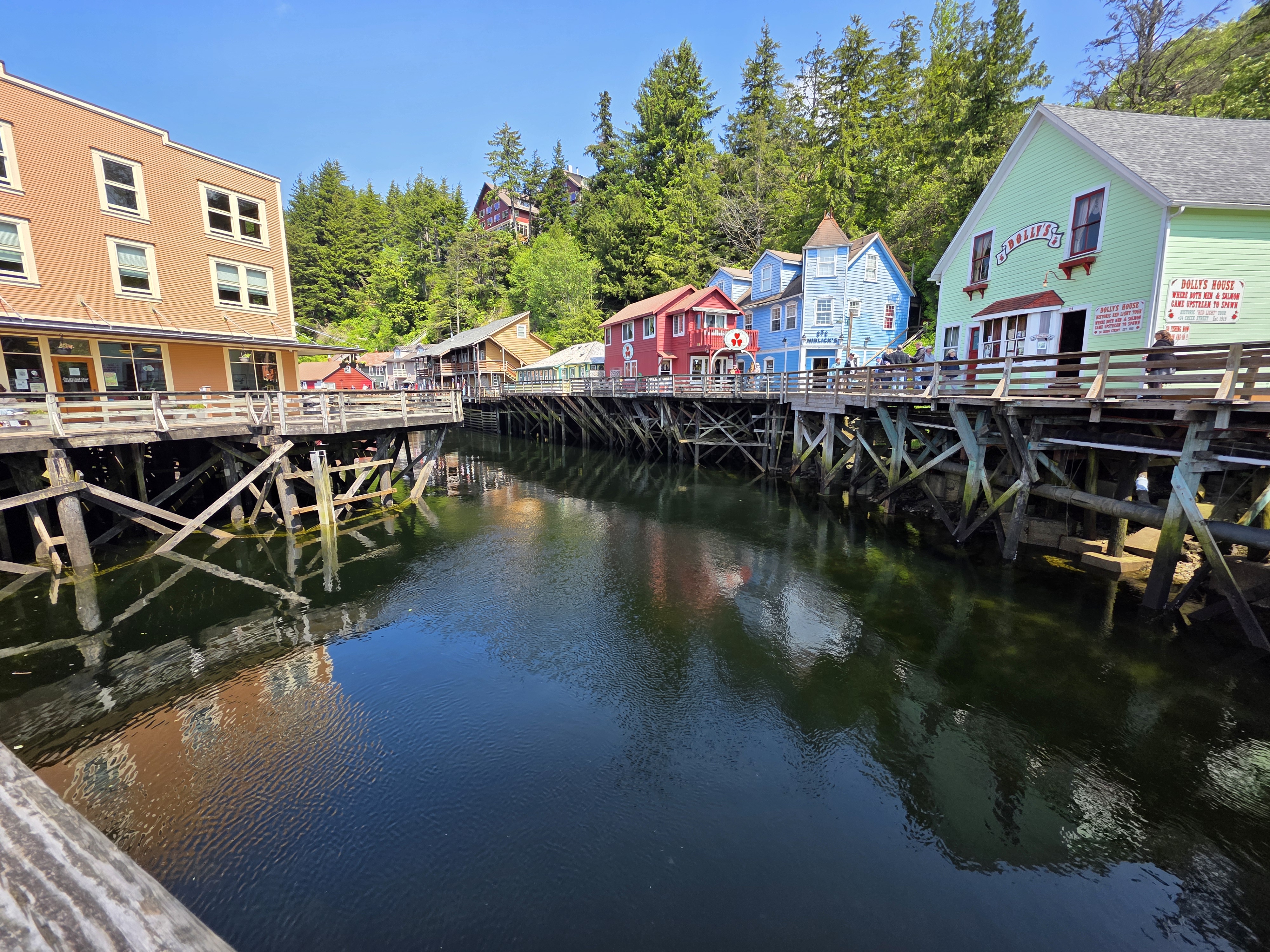 Creek Street in Ketchikan Alaska