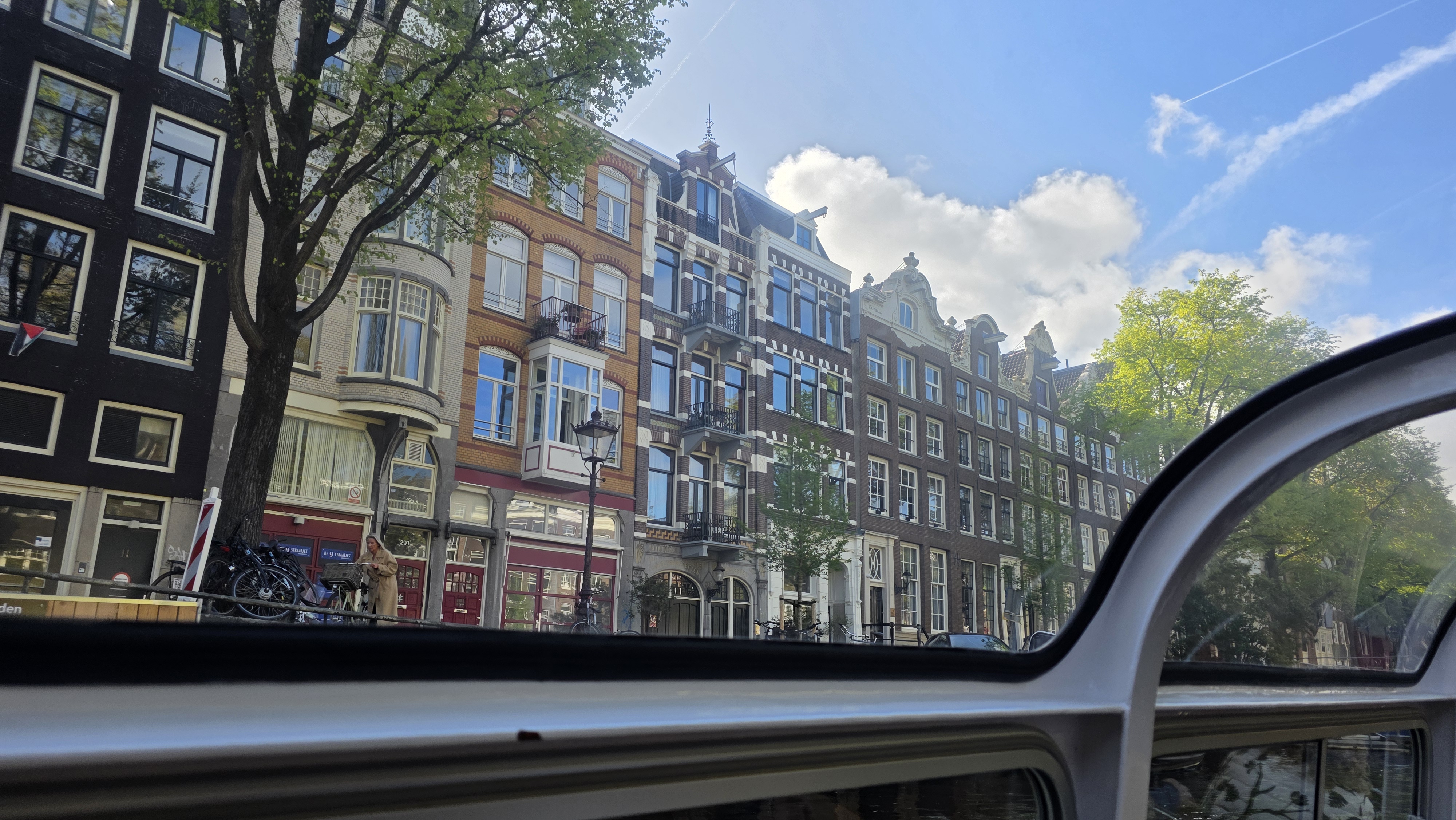 Historic canal houses in Amsterdam, Netherlands