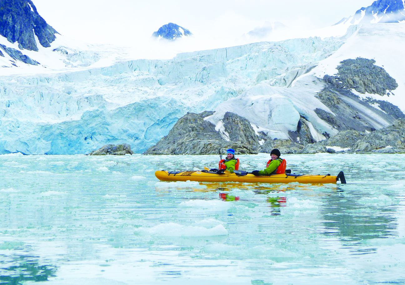 Kayaking in Svalbard