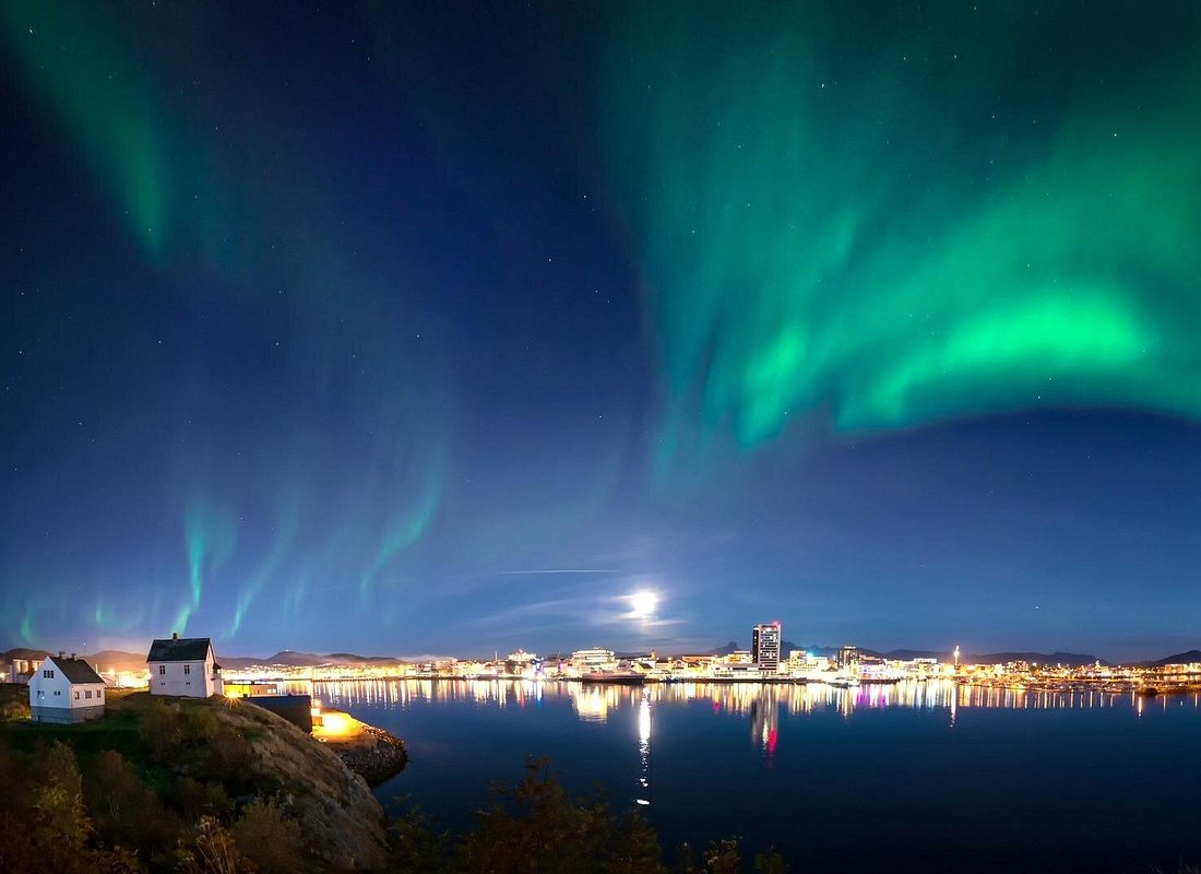 Northern Lights by boat in Tromso, Norway