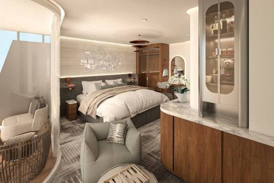 Interior aboard Celebrity Wanderer